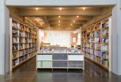 Daylight filters into the Dia:Beacon bookshop.