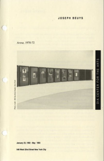 Beuys, Joseph, Arena 1992 brochure cover