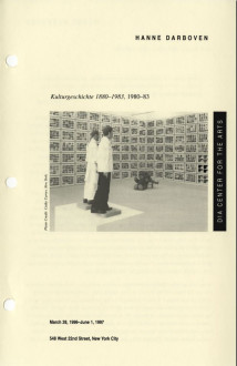 Darboven, Hanne, Kulturgeschicte 1880-1983, Chelsea 1996-1997 brochure cover