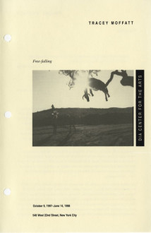 Moffatt, Tracey, Free-falling brochure cover