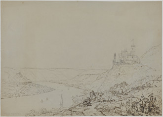 Kensett, Stolzenfels, 1845