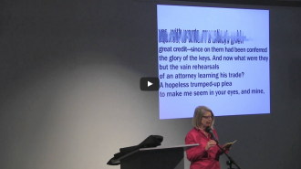 Patrizia Cavalli and Rosanna Warren Video from Readings in Contemporary Poetry